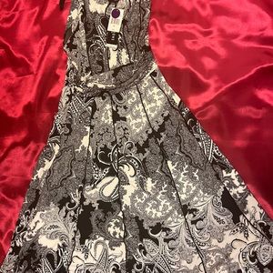 Perceptions Black and White Dress